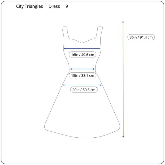 City Triangles Womens Babydoll Dress Size 9 Colorblock Retro Cocktail Party HOCO - Picture 10 of 10